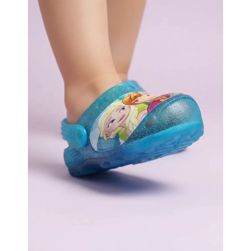 Sandalia Chancla Sueco Entrenador Disney Frozen Elsa Y Ana #mlpos_13 | Color: Valentina - Celeste #color_valentina_-_celeste #sku_valentina-celeste-13 #sku_valentina-celeste-14
