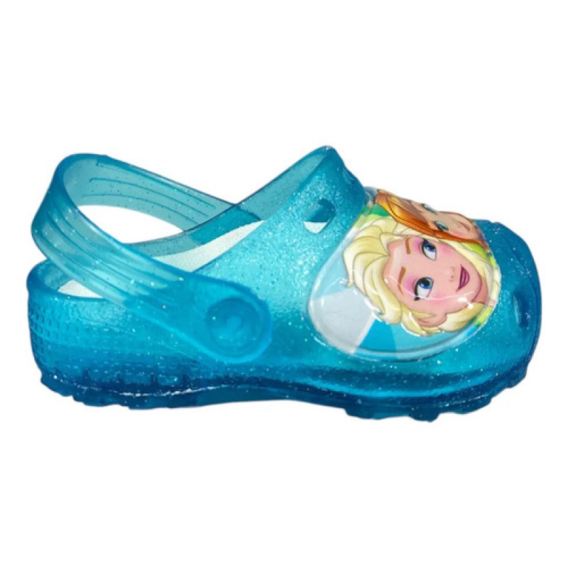 Sandalia Chancla Sueco Entrenador Disney Frozen Elsa Y Ana #mlpos_15 | Color: Valentina - Celeste #color_valentina_-_celeste #sku_valentina-celeste-13 #sku_valentina-celeste-14