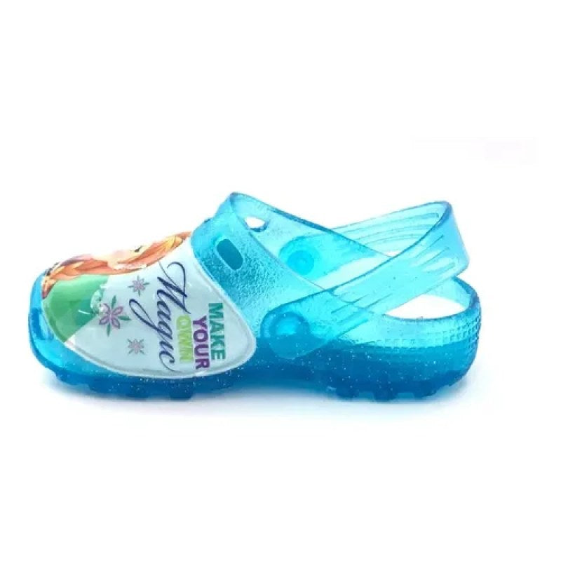 Sandalia Chancla Sueco Entrenador Disney Frozen Elsa Y Ana #mlpos_16 | Color: Valentina - Celeste #color_valentina_-_celeste #sku_valentina-celeste-13 #sku_valentina-celeste-14