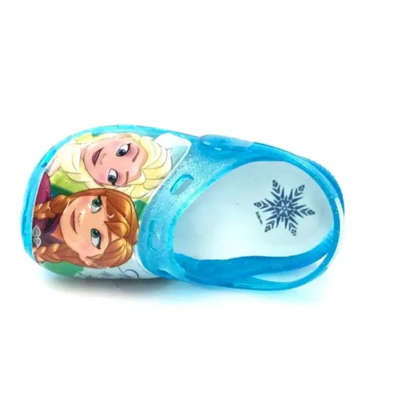 Sandalia Chancla Sueco Entrenador Disney Frozen Elsa Y Ana #mlpos_17 | Color: Valentina - Celeste #color_valentina_-_celeste #sku_valentina-celeste-13 #sku_valentina-celeste-14