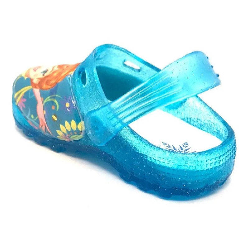 Sandalia Chancla Sueco Entrenador Disney Frozen Elsa Y Ana #mlpos_5 | Color: Romy - Celeste #color_romy_-_celeste #sku_romy-celeste-13 #sku_romy-celeste-14