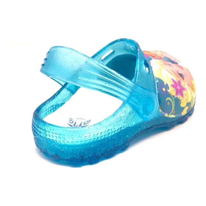 Sandalia Chancla Sueco Entrenador Disney Frozen Elsa Y Ana #mlpos_6 | Color: Romy - Celeste #color_romy_-_celeste #sku_romy-celeste-13 #sku_romy-celeste-14