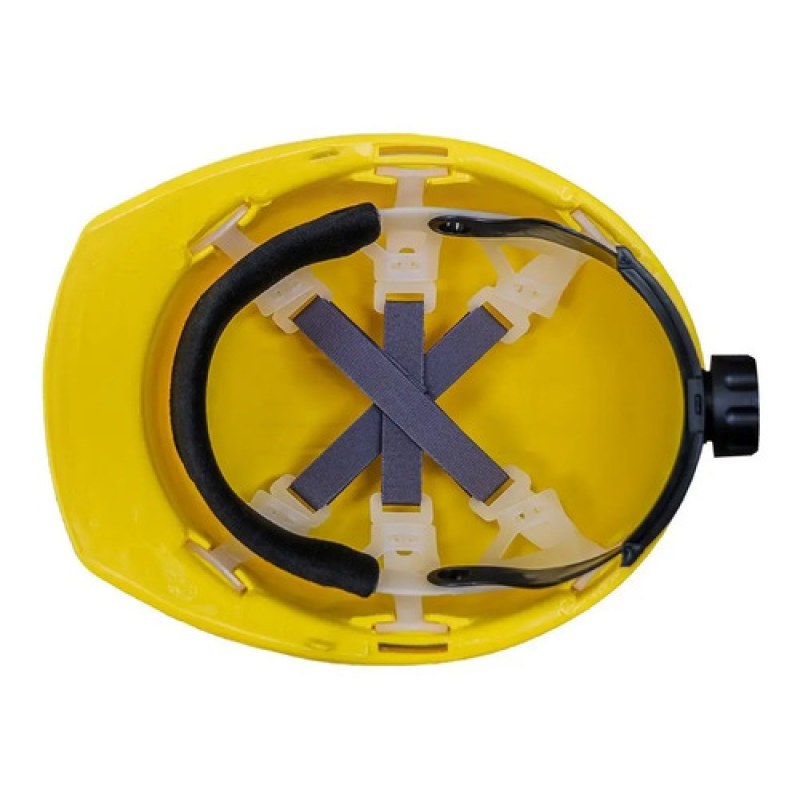 Casco Seguridad Jyrsa Ajuste Matraca Dieléctrico Certificado #mlpos_10 | Color: Amarillo #color_amarillo #sku_eco-2017amk