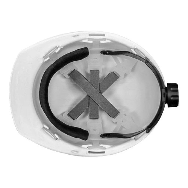 Casco Seguridad Jyrsa Ajuste Matraca Dieléctrico Certificado #mlpos_3 | Color: Blanco #color_blanco #sku_eco-2017bk