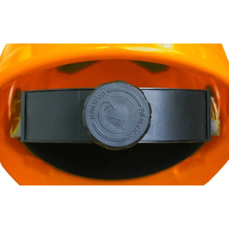 Casco Seguridad Jyrsa Ajuste Matraca Dieléctrico Certificado #mlpos_7 | Color: Naranja #color_naranja #sku_eco-2017ank