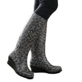 Bota Moda Sandak Mujer Lluvia Impermeable Con Tacon Lulu #mlpos_14 | Color: Gris #color_gris #sku_bsllgr22