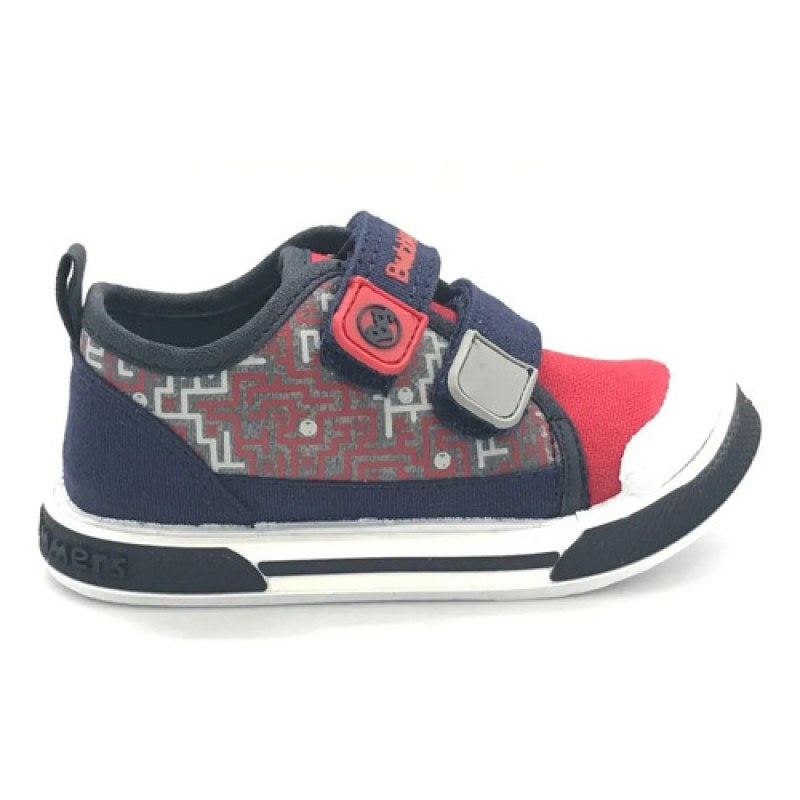 Tenis Niño Bubble Gummers Resistente Suela Protección Punta  #mlpos_1 | Color: Irlanda - Marino/Rojo #color_irlanda_-_marinorojo #sku_irlandamrrj14 #sku_irlandamrrj17