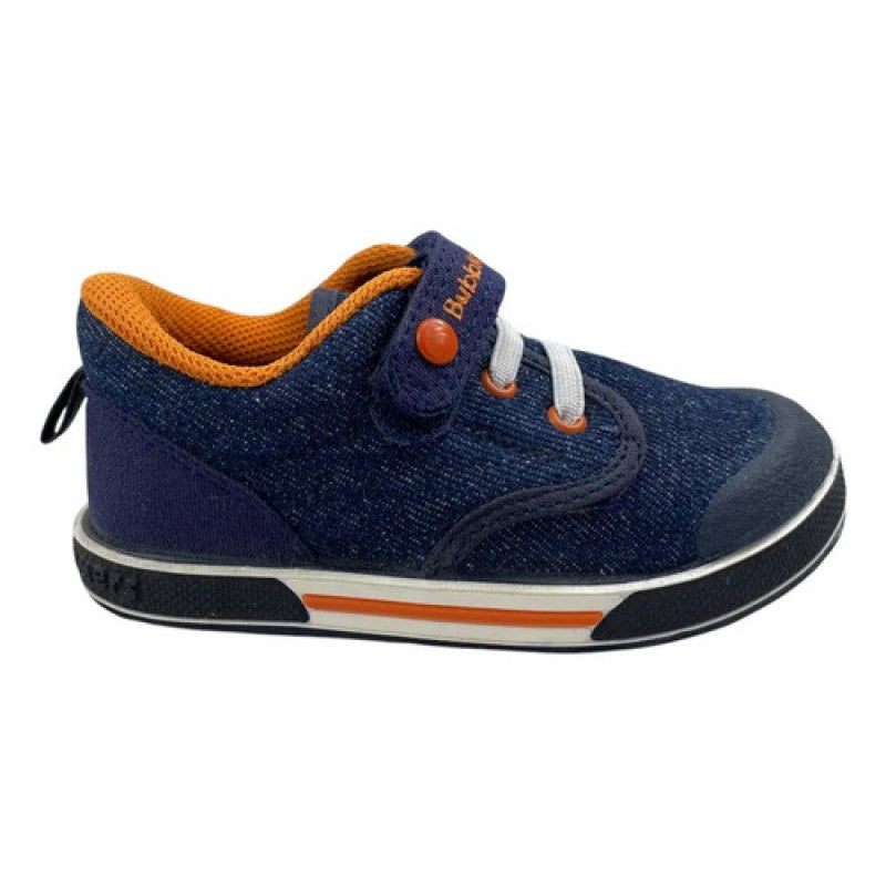 Tenis Niño Bubble Gummers Resistente Suela Protección Punta  #mlpos_14 | Color: Javy - Marino/Naranja #color_javy_-_marinonaranja #sku_javy-marino-16