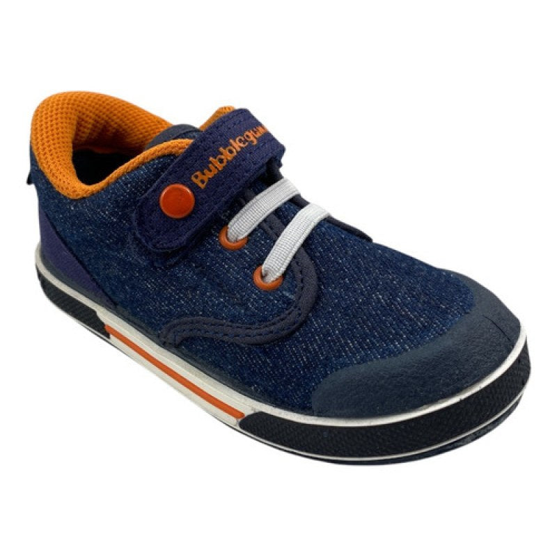 Tenis Niño Bubble Gummers Resistente Suela Protección Punta  #mlpos_15 | Color: Javy - Marino/Naranja #color_javy_-_marinonaranja #sku_javy-marino-16