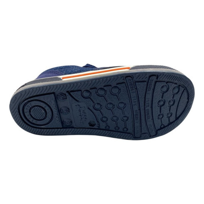 Tenis Niño Bubble Gummers Resistente Suela Protección Punta  #mlpos_19 | Color: Javy - Marino/Naranja #color_javy_-_marinonaranja #sku_javy-marino-16