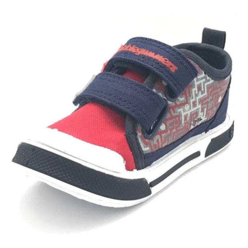 Tenis Niño Bubble Gummers Resistente Suela Protección Punta  #mlpos_5 | Color: Irlanda - Marino/Rojo #color_irlanda_-_marinorojo #sku_irlandamrrj14 #sku_irlandamrrj17