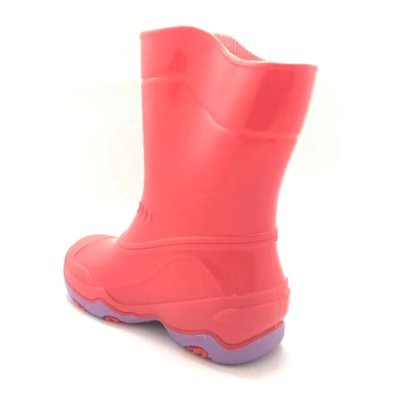 Bota De Niña Bubble Gummers Para Lluvia Impermeable Durable #mlpos_19 | Color: Burbujas - Coral Lila #color_burbujas_-_coral_lila #sku_burbujas-coral-20
