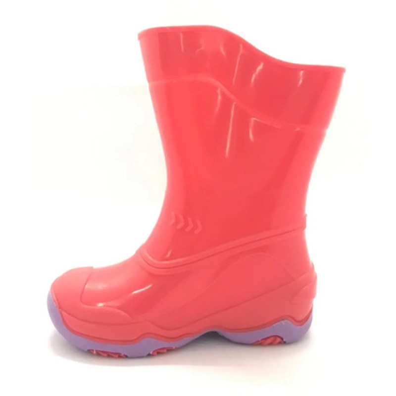 Bota De Niña Bubble Gummers Para Lluvia Impermeable Durable #mlpos_22 | Color: Burbujas - Coral Lila #color_burbujas_-_coral_lila #sku_burbujas-coral-20