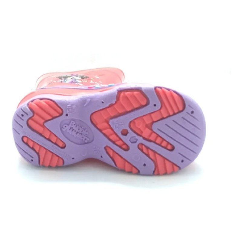 Bota De Niña Bubble Gummers Para Lluvia Impermeable Durable #mlpos_23 | Color: Burbujas - Coral Lila #color_burbujas_-_coral_lila #sku_burbujas-coral-20