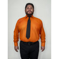 Camisa De Vestir Para Adulto Naranja Talla Extra 52, 54 Y 56 #mlpos_1 | Color: Naranja - Rodolfo #color_naranja_-_rodolfo #sku_rvnr52 #sku_rvnr54 #sku_rvnr56