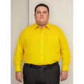 Camisa Vestir Adulto Amarillo Mango Tallas Extra 52, 54 Y 56 #mlpos_1 | Color: Mango - Rodolfo #color_mango_-_rodolfo #sku_rvmng52 #sku_rvmng54 #sku_rvmng56