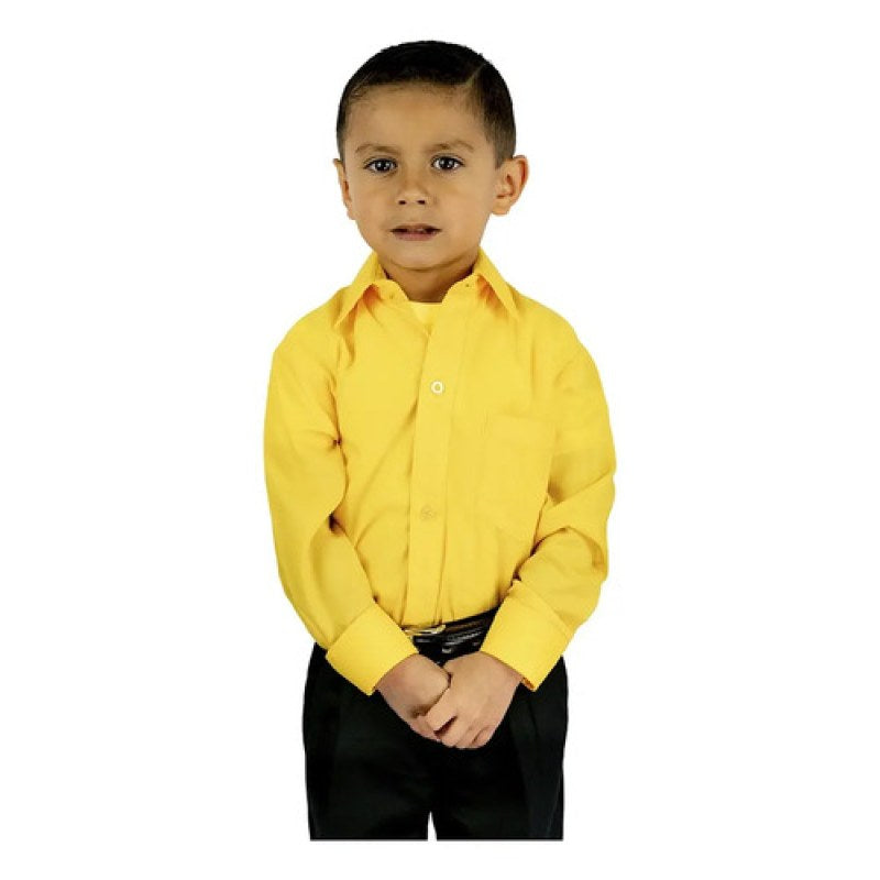 Camisa De Vestir Infantil Juvenil Amarillo Mango 2 A 16 #mlpos_2 | Color: Mango - Rodolfo #color_mango_-_rodolfo #sku_rvmng02 #sku_rvmng04 #sku_rvmng06 #sku_rvmng08 #sku_rvmng10 #sku_rvmng12 #sku_rvmng14 #sku_rvmng16
