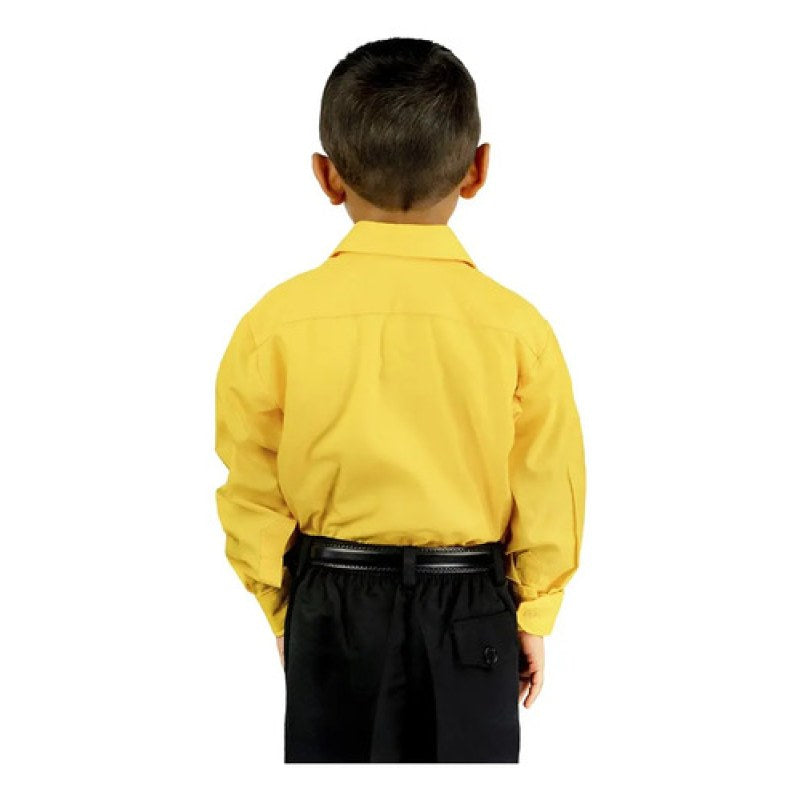Camisa De Vestir Infantil Juvenil Amarillo Mango 2 A 16 #mlpos_3 | Color: Mango - Rodolfo #color_mango_-_rodolfo #sku_rvmng02 #sku_rvmng04 #sku_rvmng06 #sku_rvmng08 #sku_rvmng10 #sku_rvmng12 #sku_rvmng14 #sku_rvmng16
