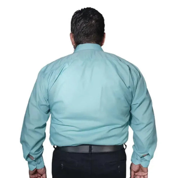 Camisa Vestir Para Adulto Verde Menta Tallas Extras 52 A 56 #mlpos_3 | Color: Verde menta - Zanely #color_verde_menta_-_zanely #sku_znmnt52 #sku_znmnt54 #sku_znmnt56