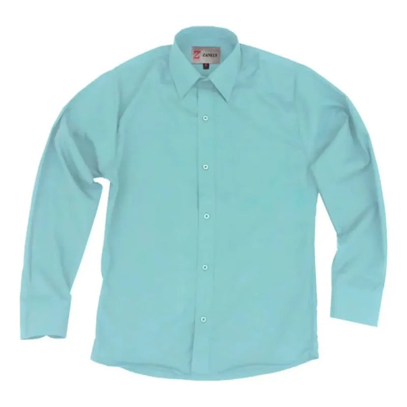 Camisa Vestir Para Adulto Verde Menta Tallas Extras 52 A 56 #mlpos_4 | Color: Verde menta - Zanely #color_verde_menta_-_zanely #sku_znmnt52 #sku_znmnt54 #sku_znmnt56