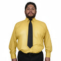 Camisa De Vestir Para Adulto Amarilla Tallas Extras 52 A 56 #mlpos_1 | Color: Amarilla - Rodolfo #color_amarilla_-_rodolfo #sku_rvam52 #sku_rvam54 #sku_rvam56