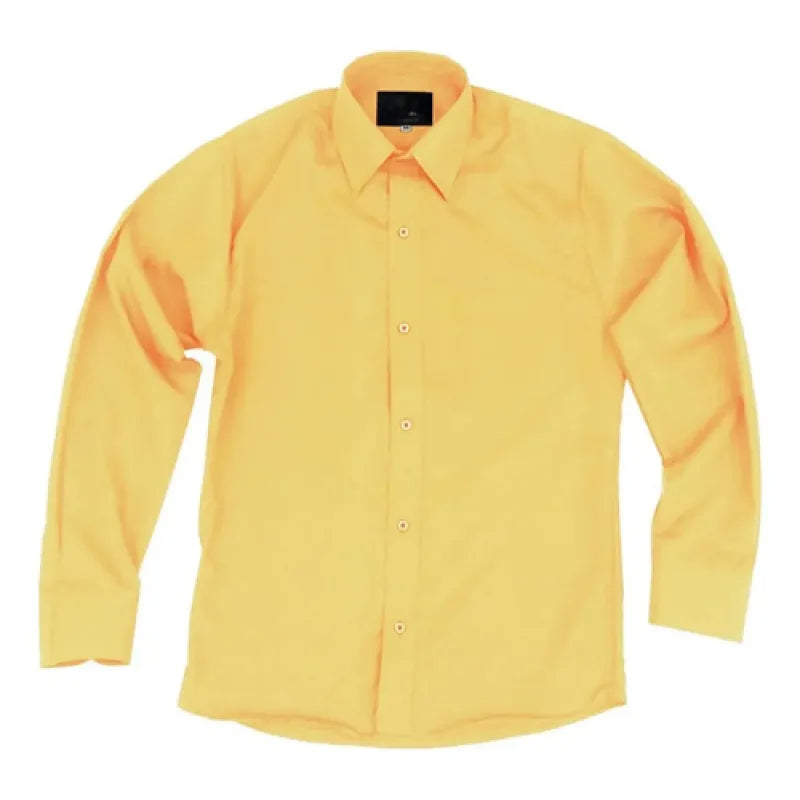 Camisa De Vestir Para Adulto Amarilla Tallas Extras 52 A 56 #mlpos_4 | Color: Amarilla - Rodolfo #color_amarilla_-_rodolfo #sku_rvam52 #sku_rvam54 #sku_rvam56