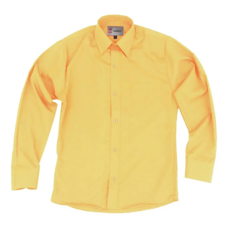 Camisa De Vestir Para Adulto Amarilla Tallas Extras 52 A 56 #mlpos_9 | Color: Amarilla - Zanely #color_amarilla_-_zanely #sku_znam52 #sku_znam54