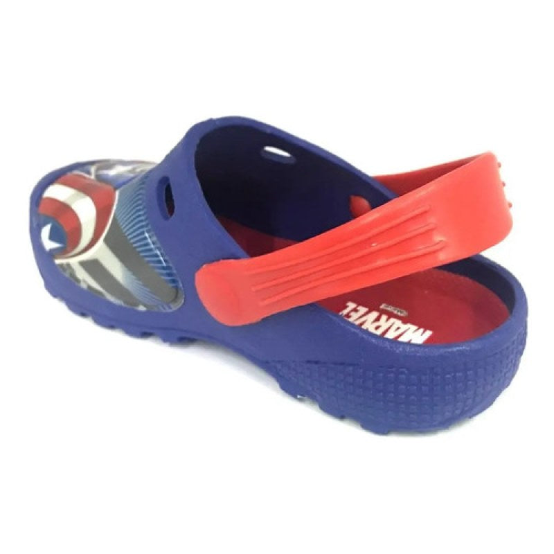 Sandalia Sueco Marvel Capitan America Avenger Alberca Baño #mlpos_4 | Color: Rey / Rojo #color_rey_rojo #sku_bastianryrj18