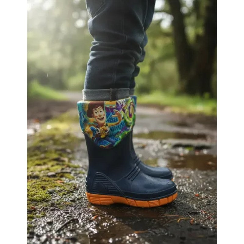 Bota Lluvia Disney Pixar Toy Story Woody Y/o Buzz Lightyear #mlpos_1 | Color: Attack - Marino Naranja #color_attack_-_marino_naranja #sku_attack-marino-naranja-13 #sku_attack-marino-naranja-18 #sku_attack-marino-naranja-20