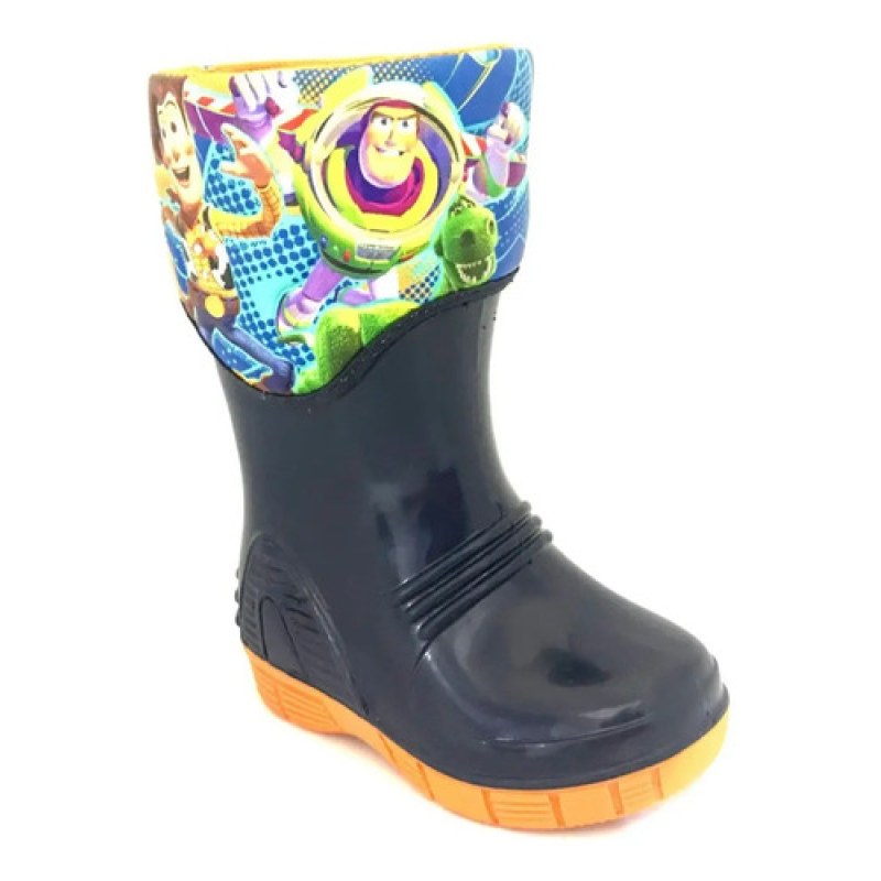 Bota Lluvia Disney Pixar Toy Story Woody Y/o Buzz Lightyear #mlpos_4 | Color: Attack - Marino Naranja #color_attack_-_marino_naranja #sku_attack-marino-naranja-13 #sku_attack-marino-naranja-18 #sku_attack-marino-naranja-20