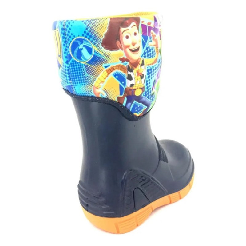 Bota Lluvia Disney Pixar Toy Story Woody Y/o Buzz Lightyear #mlpos_5 | Color: Attack - Marino Naranja #color_attack_-_marino_naranja #sku_attack-marino-naranja-13 #sku_attack-marino-naranja-18 #sku_attack-marino-naranja-20