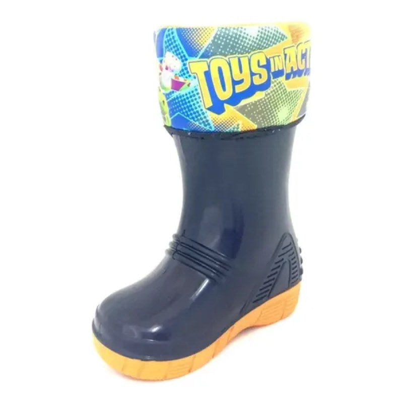 Bota Lluvia Disney Pixar Toy Story Woody Y/o Buzz Lightyear #mlpos_8 | Color: Attack - Marino Naranja #color_attack_-_marino_naranja #sku_attack-marino-naranja-13 #sku_attack-marino-naranja-18 #sku_attack-marino-naranja-20