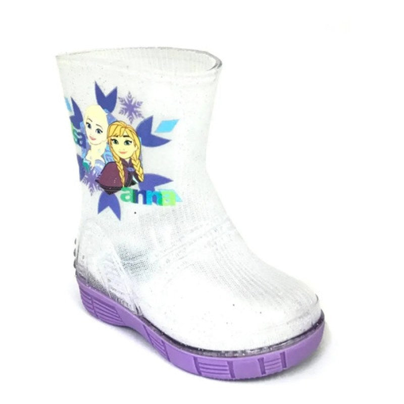 Botas Frozen Elsa Y/o Ana Impermeable Lluvia Varios Modelos #mlpos_3 | Color: Carol - Cristal Lila #color_carol_-_cristal_lila #sku_carol-cristal-lila-13 #sku_carol-cristal-lila-20