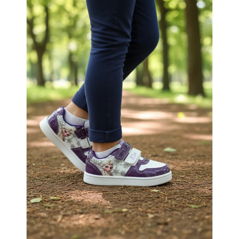 Tenis Disney Frozen Elsa Y/o Ana #mlpos_1 | Color: Castillo - Blanco Morado #color_castillo_-_blanco_morado #sku_castillo-blanco-morado-15 #sku_castillo-blanco-morado-16 #sku_castillo-blanco-morado-17 #sku_castillo-blanco-morado-18 #sku_castillo-blanco-morado-19