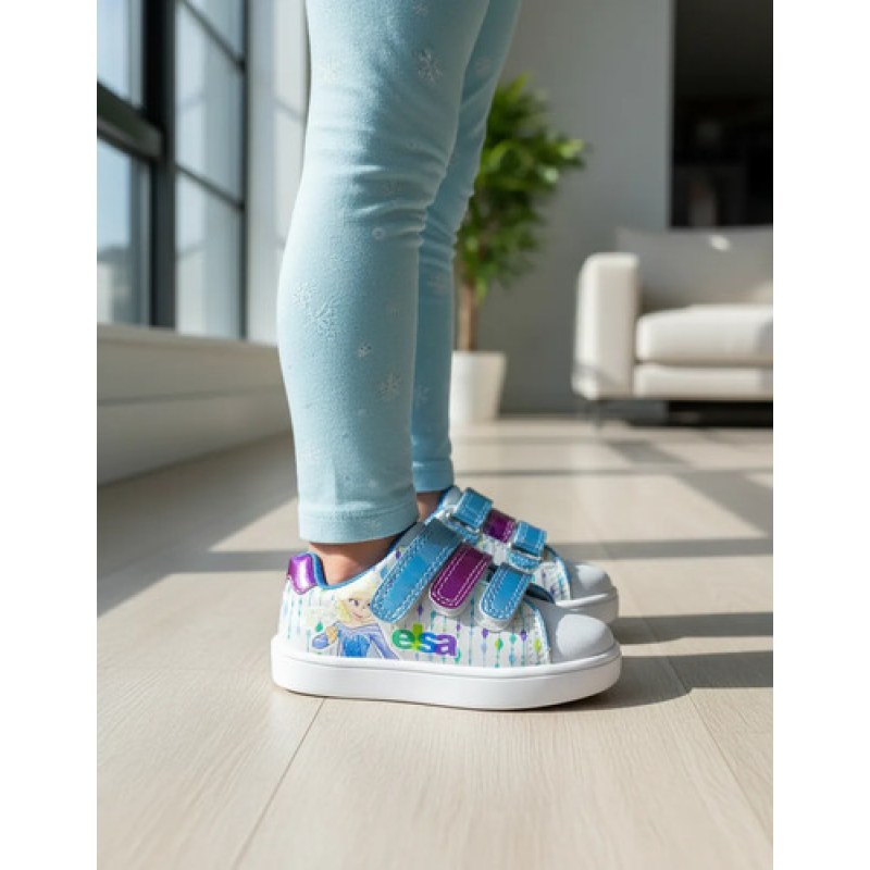 Tenis Disney Frozen Elsa Y/o Ana #mlpos_10 | Color: Darla - Blanco Menta #color_darla_-_blanco_menta #sku_darla-blanco-morado-14 #sku_darla-blanco-morado-15 #sku_darla-blanco-morado-17 #sku_darla-blanco-morado-18 #sku_darla-blanco-morado-19