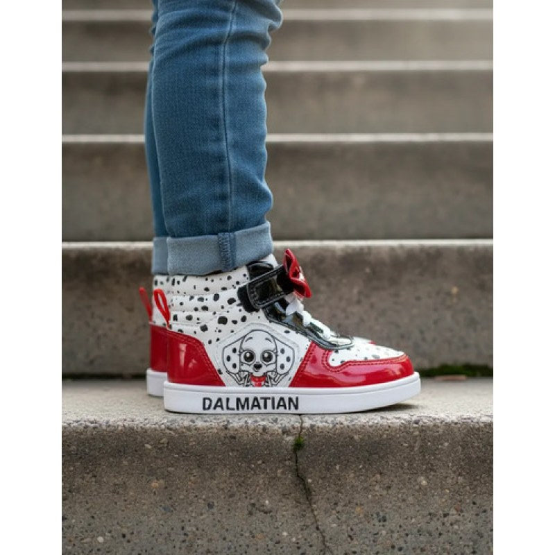 Tenis Disney 101 Dálmatas Para Niña #mlpos_2 | Color: Elva - Blanco #color_elva_-_blanco #sku_elva-blanco-14 #sku_elva-blanco-19