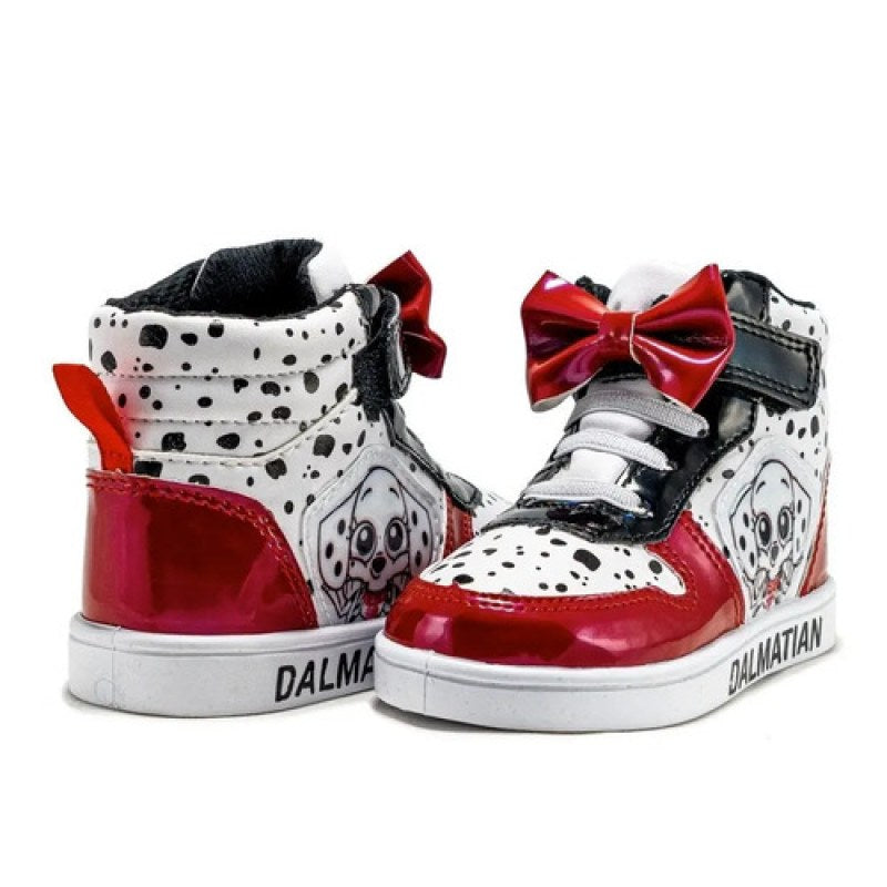 Tenis Disney 101 Dálmatas Para Niña #mlpos_7 | Color: Elva - Blanco #color_elva_-_blanco #sku_elva-blanco-14 #sku_elva-blanco-19