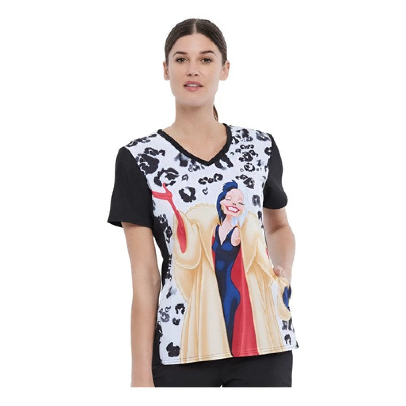 Disney Tf677 Filipina Quirúrgica Clínica Mujer Cruela De Vil #mlpos_1 | Color: VICR - Negra #color_vicr_-_negra #sku_tf677vicrl #sku_tf677vicrm #sku_tf677vicrs #sku_tf677vicrxl #sku_tf677vicrxs
