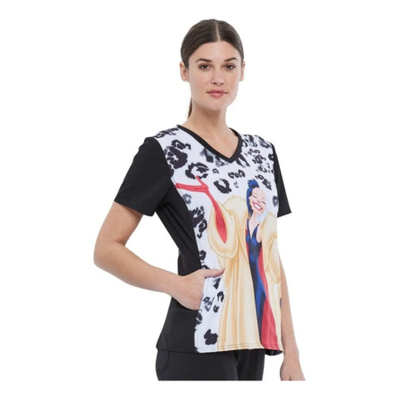 Disney Tf677 Filipina Quirúrgica Clínica Mujer Cruela De Vil #mlpos_2 | Color: VICR - Negra #color_vicr_-_negra #sku_tf677vicrl #sku_tf677vicrm #sku_tf677vicrs #sku_tf677vicrxl #sku_tf677vicrxs