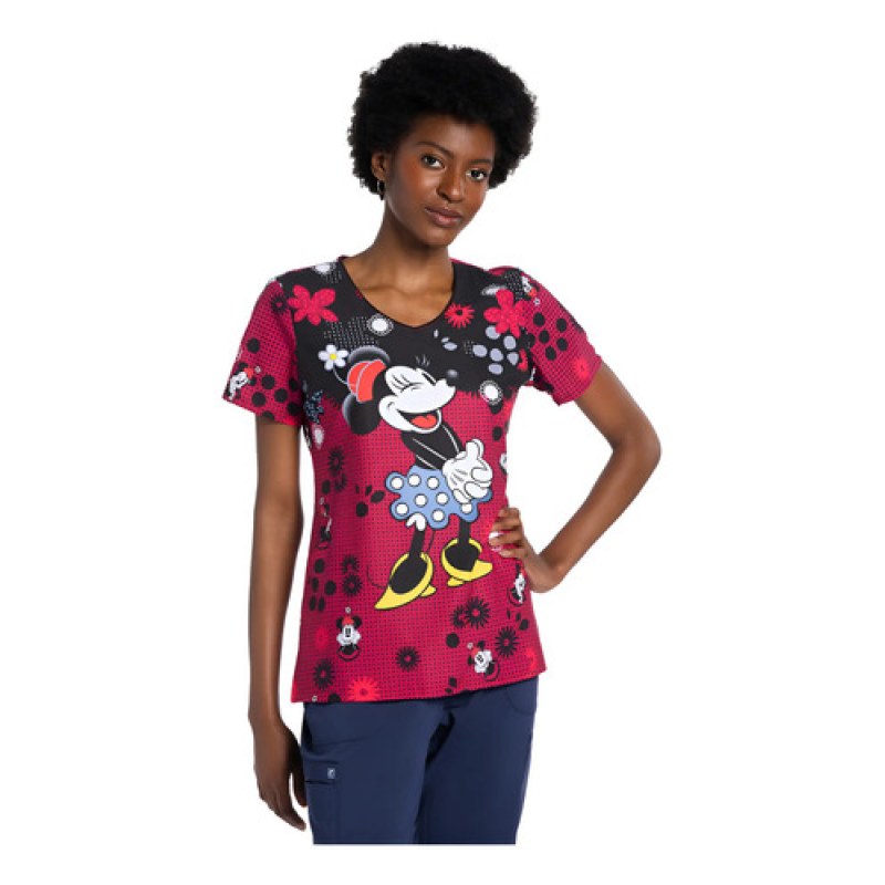 Disney Tf626 Filipina Quirúrgica Clínica Mujer Minnie Mouse #mlpos_12 | Color: MNTH - Mighty Minnie #color_mnth_-_mighty_minnie #sku_tf626mnthl #sku_tf626mnthm #sku_tf626mnths #sku_tf626mnthxl #sku_tf626mnthxs