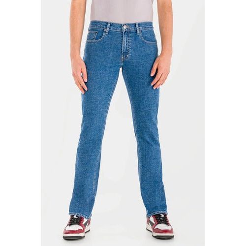 Oggi Power Pantalón Corte Recto De Mezclilla Vaquero Regular - Garufa Jeans