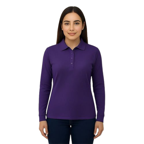 Playera Brans Tipo Polo Manga Larga Durable Resistente Mujer - Garufa Jeans
