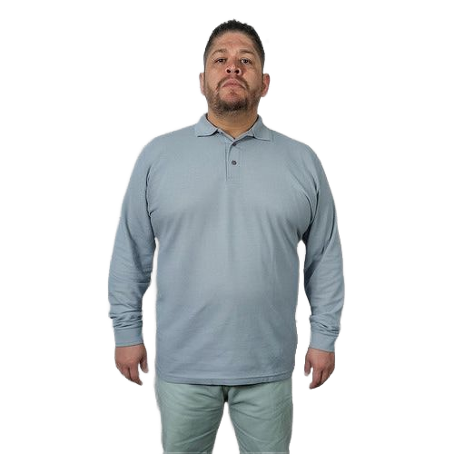 Playera Brans Tipo Polo Manga Larga Durable Resistente Extra - Garufa Jeans