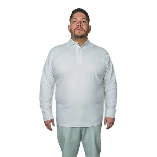 Playera Brans Tipo Polo Manga Larga Durable Tallas 4xl - 5xl - Garufa Jeans