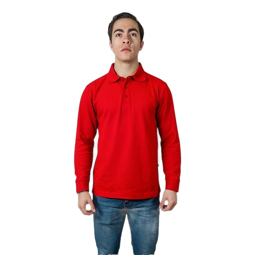 Playera Brans Tipo Polo Manga Larga Durable Resistente S-xl - Garufa Jeans