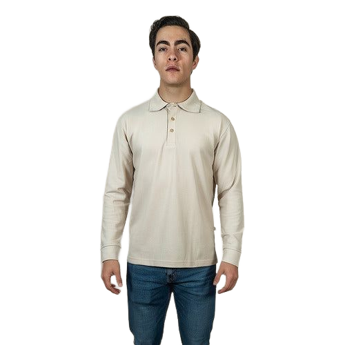 Playera Brans Tipo Polo Manga Larga Durable Resistente S-xl - Garufa Jeans