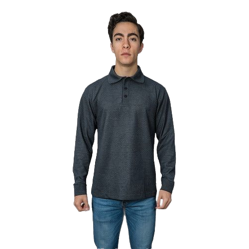 Playera Brans Tipo Polo Manga Larga Durable Resistente S-xl - Garufa Jeans