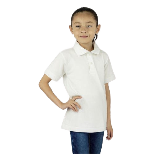 Playera Brans Tipo Polo Escolar Infantil Calidad Durable - Garufa Jeans