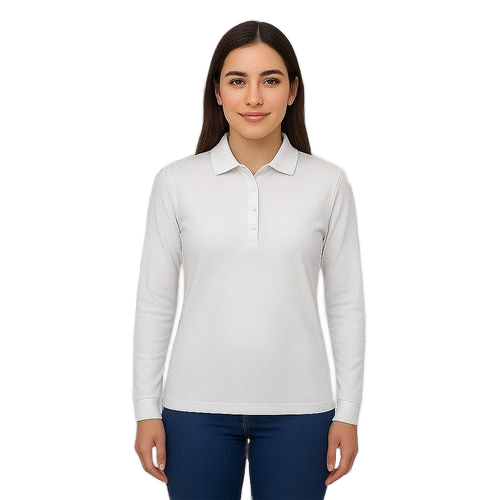 Playera Brans Tipo Polo Manga Larga Durable Resistente Mujer - Garufa Jeans