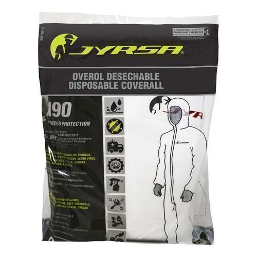 Overol Jyrsa 4007 Desechable N90 Capucha Forense Sanitario - Garufa Jeans